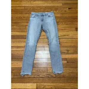 Adriano Goldschmied Jeans Womens 28 Gray Denim The Farrah High Rise Skinny Ankle